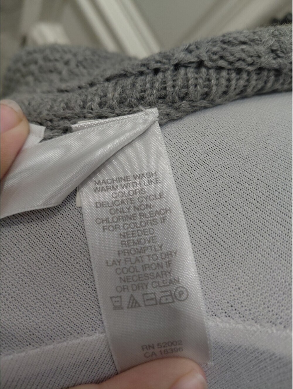 Liz Claiborne Lizwear Small gray ribbed stretch full zip jacket sweater - Picture 8 of 8